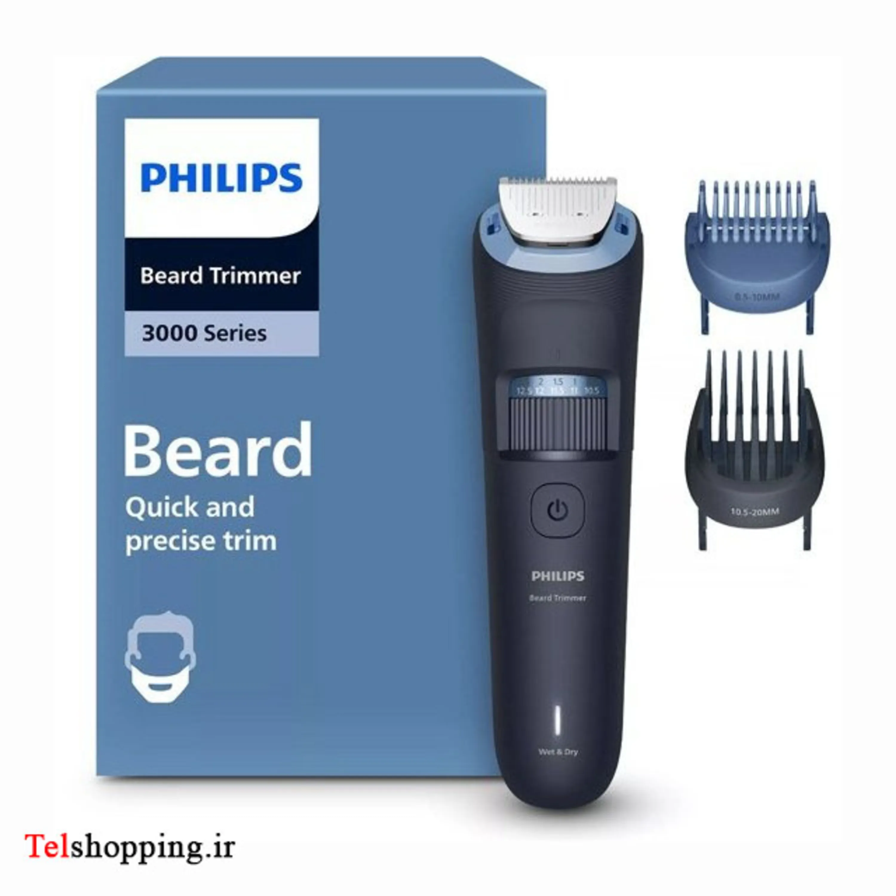 ماشین اصلاح موی صورت شارژی فیلیپس مدل BT3665